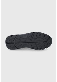 Calvin Klein Jeans Buty kolor czarny. Nosek buta: okrągły. Zapięcie: sznurówki. Kolor: czarny. Materiał: guma #3
