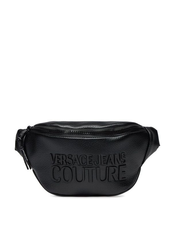 Versace Jeans Couture Saszetka nerka 75YA4B71 Czarny. Kolor: czarny. Materiał: skóra