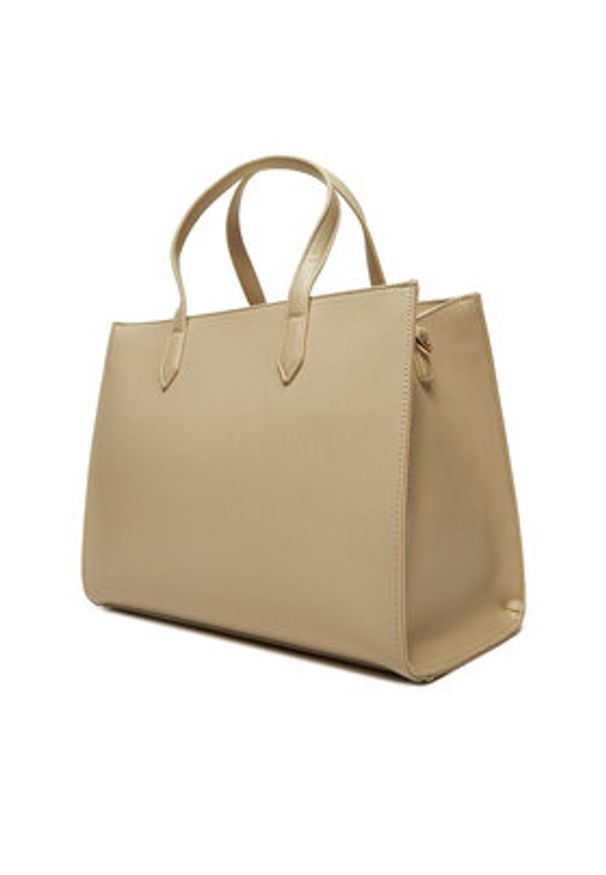 VALENTINO - Valentino Torebka Divina VBS1R414G Beżowy. Kolor: beżowy. Materiał: skórzane