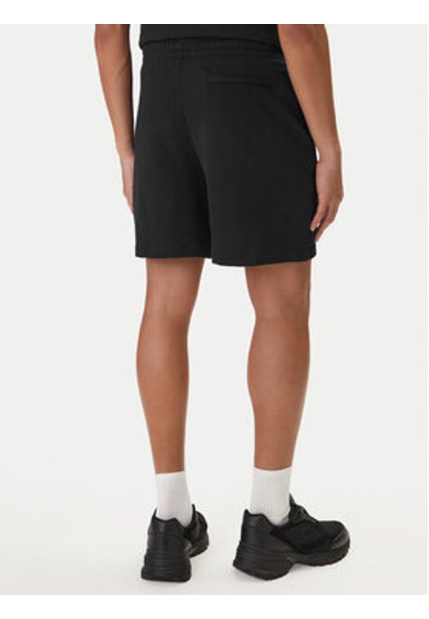 Calvin Klein Jeans Szorty sportowe Badge LV04RF282G Czarny Regular Fit. Kolor: czarny. Materiał: bawełna. Styl: sportowy