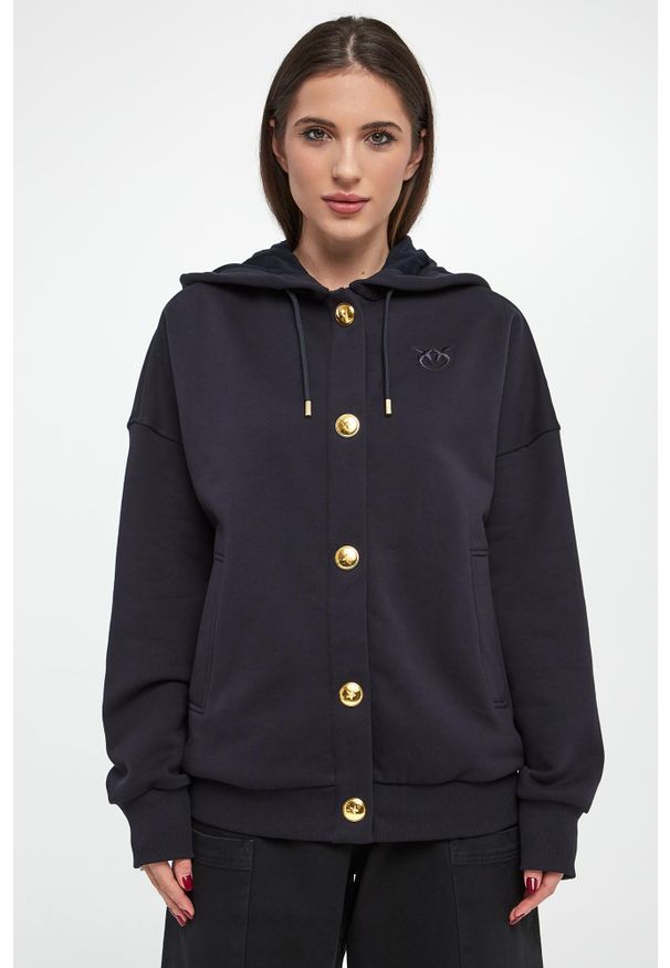 Pinko - Bluza damska z kapturem Macina PINKO. Typ kołnierza: kaptur