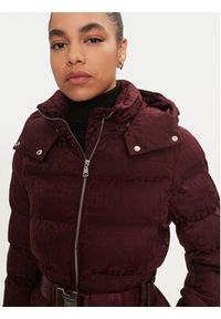 Elisabetta Franchi Kurtka puchowa PI-70D-46E2-V640 Bordowy Regular Fit. Kolor: czerwony. Materiał: syntetyk #3