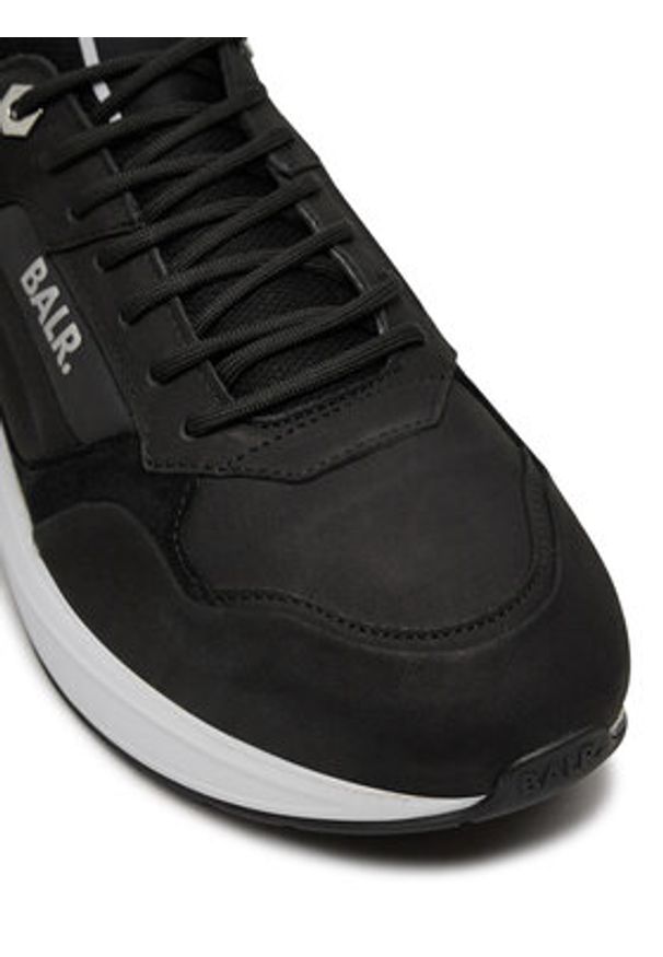 BALR. Sneakersy Brand Luxe Runner B1511.1043.101 Czarny. Kolor: czarny. Materiał: skóra, nubuk