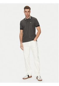 Lacoste Polo DH1417 Czarny Regular Fit. Typ kołnierza: polo. Kolor: czarny. Materiał: bawełna, syntetyk
