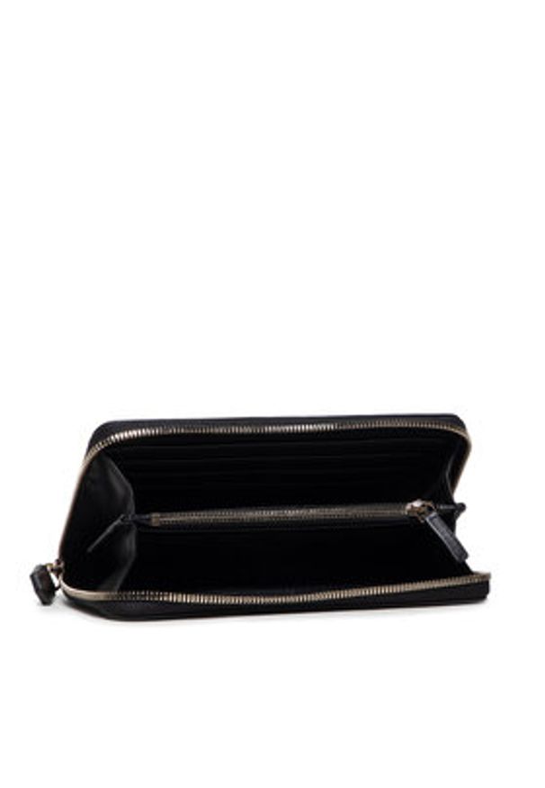 Emporio Armani Duży Portfel Damski Y3H168 YH15A 81386 Czarny. Kolor: czarny. Materiał: skóra