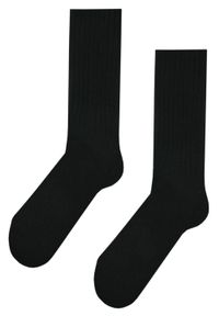 His Story - Ciepłe Wełniane Skarpetki Zimowe - Czerń. Materiał: wełna, elastan, poliamid #3