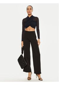 BARDOT - Bardot Spodnie materiałowe 59737PB1 Czarny Regular Fit. Kolor: czarny. Materiał: syntetyk