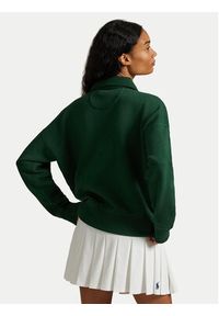 Polo Ralph Lauren Bluza 211971753003 Zielony Relaxed Fit. Typ kołnierza: polo. Kolor: zielony. Materiał: bawełna #4