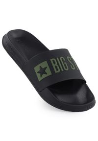 Big-Star - Klapki męskie plażowe basenowe czarne Big Star SS174359. Okazja: na plażę. Kolor: czarny. Materiał: tworzywo sztuczne. Styl: casual