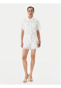 Morgan Koszula 251-CREMA Biały Regular Fit. Kolor: biały. Materiał: syntetyk #2