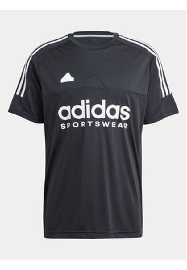 Adidas - adidas T-Shirt Tiro IP3779 Czarny Regular Fit. Kolor: czarny. Materiał: syntetyk