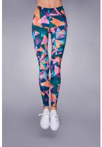 Legginsy sportowe damskie DEEP TRIP Tipi. Kolor: wielokolorowy