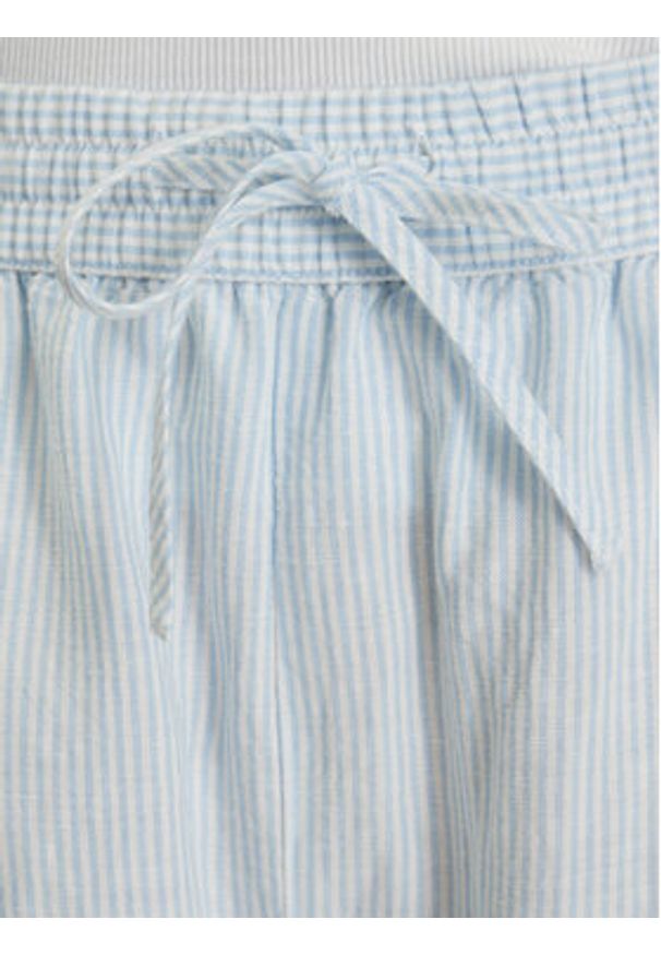 Tommy Jeans Spodnie materiałowe DW0DW22285 Niebieski jasny Loose Fit. Kolor: niebieski. Materiał: len