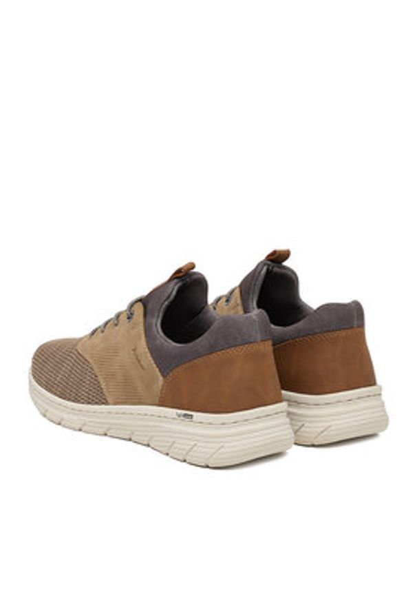 Rieker Sneakersy 13150-64 Brązowy. Kolor: brązowy. Materiał: materiał