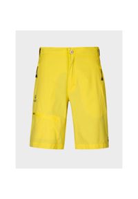 Spodenki trekkingowe damskie Halti Pallas X-Stretch Lite. Kolor: żółty. Długość: krótkie