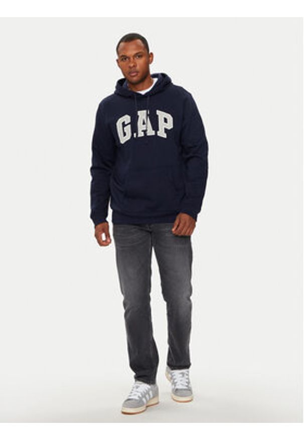 GAP - Gap Bluza 850834-00 Granatowy Regular Fit. Kolor: niebieski. Materiał: bawełna