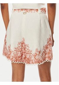 TwinSet - TWINSET Szorty materiałowe 241TT2403 Écru Loose Fit. Materiał: len #4