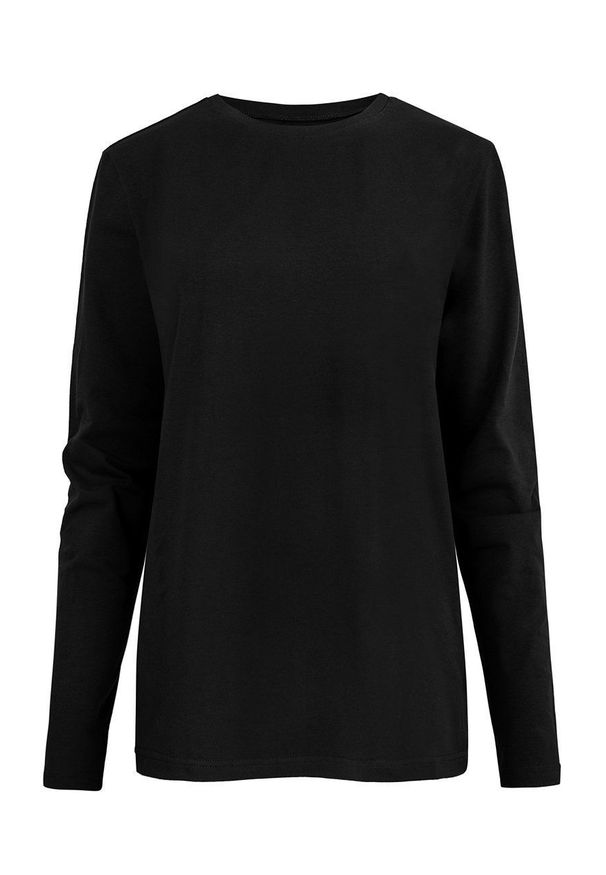 MUUV. - Longsleeve Basic. Kolor: czarny. Długość rękawa: długi rękaw