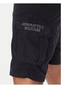 Aeronautica Militare Szorty materiałowe 251BE066CT1122 Granatowy Regular Fit. Kolor: niebieski. Materiał: bawełna