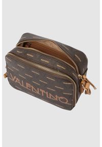 Valentino by Mario Valentino - VALENTINO Mała brązowa torebka Liuto Camera Bag. Kolor: brązowy. Styl: klasyczny #3