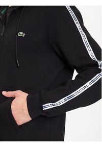 Lacoste Bluza SH5065 Czarny Regular Fit. Kolor: czarny. Materiał: bawełna