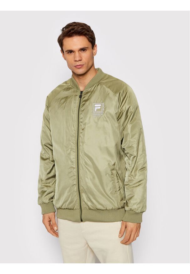 Fila Kurtka bomber Raam Light 689345 Zielony Regular Fit. Kolor: zielony. Materiał: syntetyk