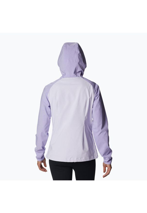 columbia - Kurtka softshell damska Columbia Heather Canyon. Kolor: fioletowy. Materiał: softshell. Sport: turystyka piesza