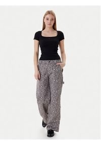 Tommy Jeans T-Shirt DW0DW21837 Czarny Slim Fit. Kolor: czarny. Materiał: bawełna #4