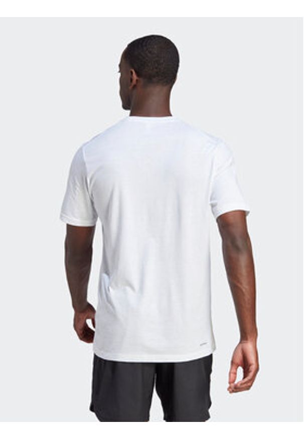 Adidas - adidas T-Shirt Train Essentials Feelready Logo Training IM4373 Biały Regular Fit. Kolor: biały. Materiał: bawełna, syntetyk