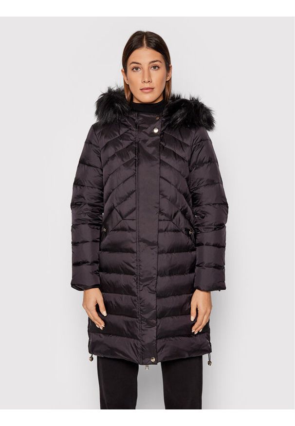 Liu Jo Płaszcz przejściowy WF1065 T4573 Czarny Regular Fit. Kolor: czarny. Materiał: syntetyk