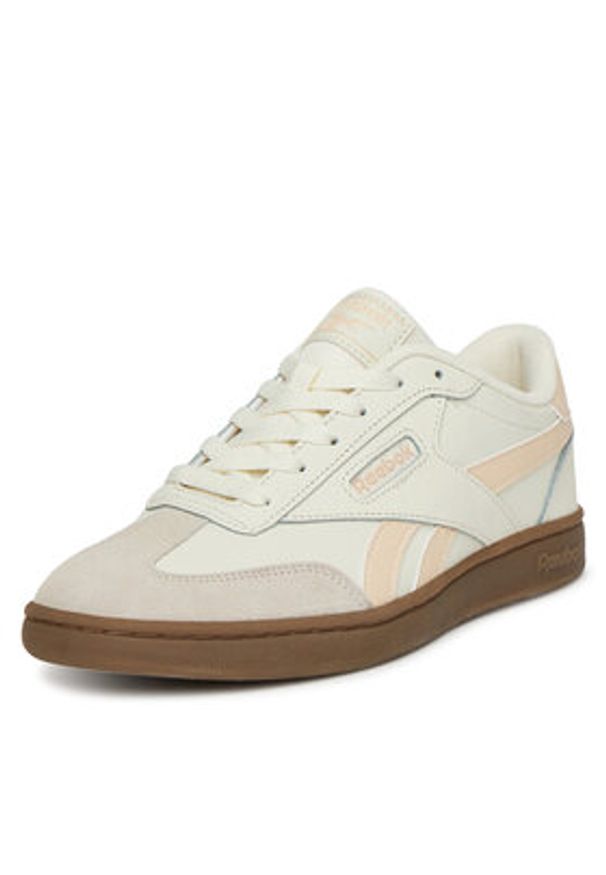 Reebok Sneakersy FORTE LOUNGER AR30252WCCQ Écru. Kolor: kremowy. Materiał: materiał, syntetyk