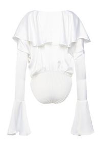 NORMA KAMALI Body ST125BCBO85944 Biały Loose Fit. Kolor: biały. Materiał: syntetyk #3
