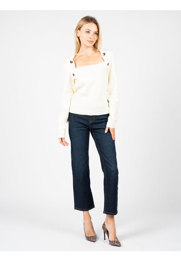 Silvian Heach Sweter | PGA22297MA | Kobieta | Kremowy. Kolor: kremowy. Materiał: nylon, wiskoza, akryl