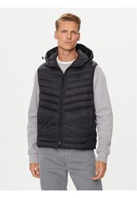 Jack & Jones - Jack&Jones Kamizelka Sprint 12258452 Czarny Regular Fit. Kolor: czarny. Materiał: syntetyk