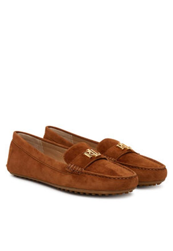 Lauren Ralph Lauren - LAUREN RALPH LAUREN Mokasyny Barnsbury 802821629032 Brązowy. Kolor: brązowy. Materiał: skóra, zamsz