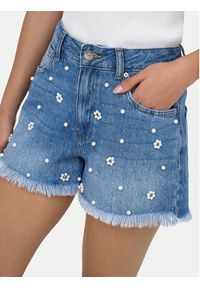 only - ONLY Szorty jeansowe Zuma 15370792 Niebieski Regular Fit. Kolor: niebieski. Materiał: bawełna #7