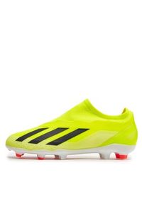 Adidas - adidas Buty X Crazyfast League Laceless Firm Ground Boots IF0689 Żółty. Kolor: żółty. Materiał: materiał, mesh #6