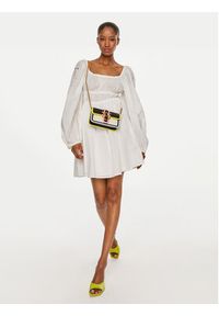 Pinko Sukienka letnia Fandango 103731 A1XP Biały Regular Fit. Kolor: biały. Materiał: bawełna. Sezon: lato #6