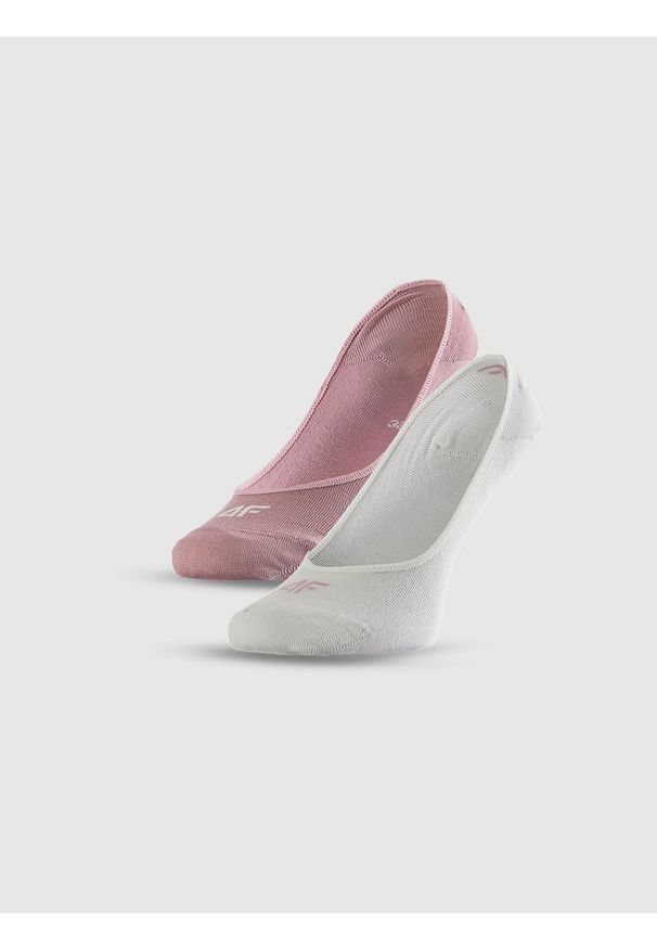 4f - 4F Skarpetki stopki (2-pack) damskie - multikolor 35-38. Kolor: wielokolorowy. Sport: turystyka piesza