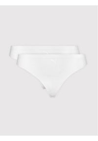 Puma Komplet 2 par stringów 935021 Biały. Kolor: biały. Materiał: syntetyk