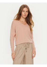 ViCOLO Sweter 22046S Różowy Regular Fit. Kolor: różowy. Materiał: kaszmir, wełna