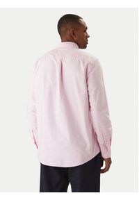 TOMMY HILFIGER - Tommy Hilfiger Koszula Solid Heritage MW0MW35774 Różowy Regular Fit. Kolor: różowy. Materiał: bawełna #4