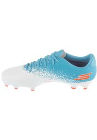 skechers - Buty piłkarskie korki męskie, Razor 1.5 Academy Fg. Kolor: biały. Sport: piłka nożna