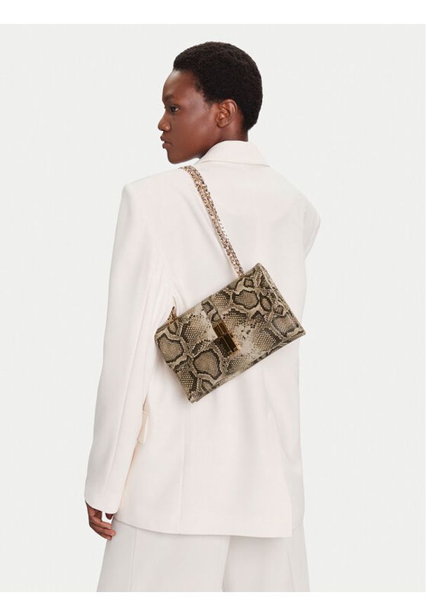 Aldo Torebka Alicie 14143621 Szary. Kolor: szary. Materiał: skórzane