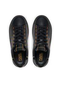 Karl Lagerfeld - KARL LAGERFELD Sneakersy KL62539F Czarny. Kolor: czarny