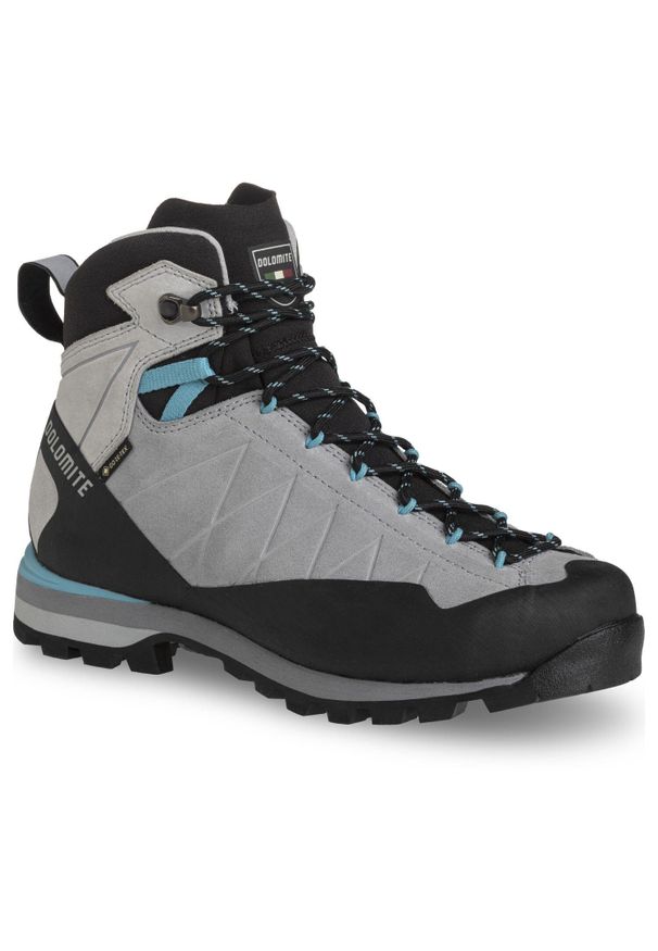 Buty trekkingowe damskie Dolomite Crodarossa High GTX 2.0. Kolor: niebieski, wielokolorowy, szary