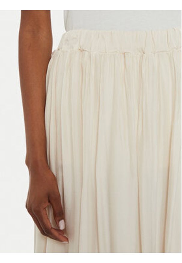 ViCOLO Spódnica midi Gonna TB2103 Écru Regular Fit. Materiał: syntetyk
