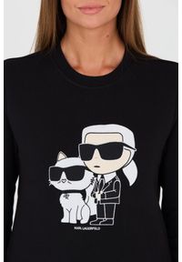 Karl Lagerfeld - KARL LAGERFELD Czarna bluza Ikonik 2.0. Kolor: czarny #4