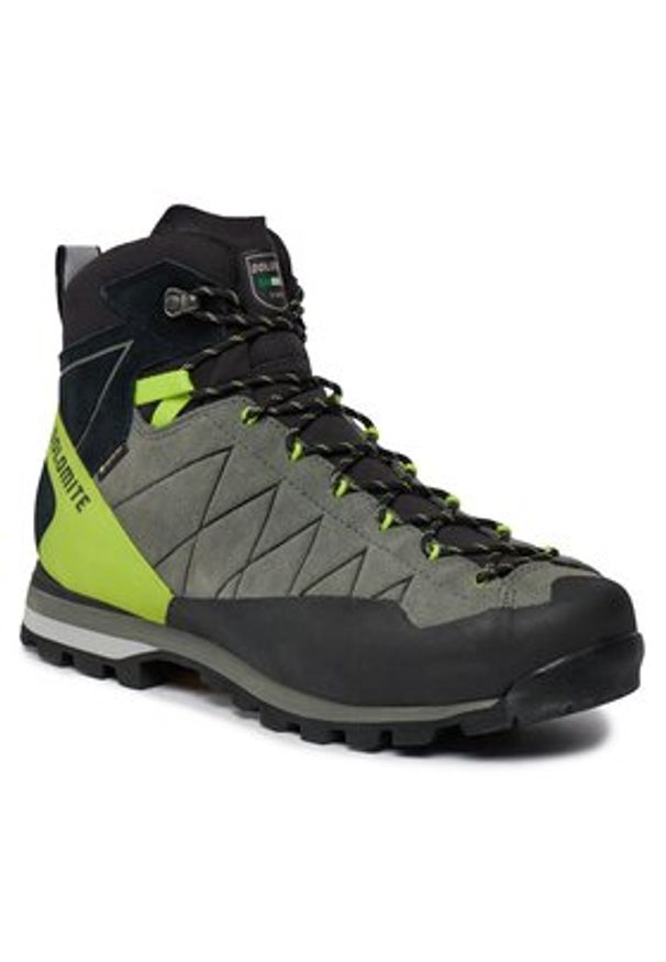 Dolomite Trekkingi Crodarossa Close Fit Hi GTX GORE-TEX 289241 Zielony. Kolor: zielony. Materiał: zamsz, skóra. Technologia: Gore-Tex. Sport: turystyka piesza
