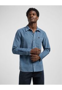 Lee - MESKA KOSZULA LEE LEESURE SHIRT VINTAGE BLUE 112370556. Styl: vintage #1